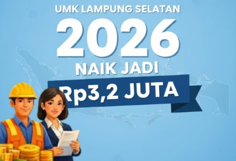 Mulai 1 Januari 2026: UMK Lampung Selatan Naik Jadi Rp 3.219.609