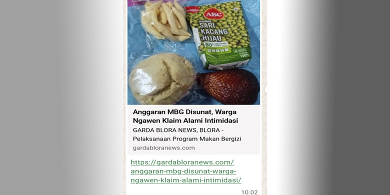 Kepala SPPG Ngawen Bradag Nilai Pemberitaan Media Local Blora Tidak Berimbang