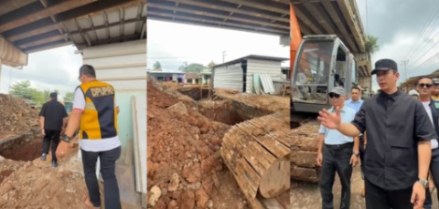 Bupati Egi Pastikan Solusi Permanen Banjir di Kawasan Fly Over Natar