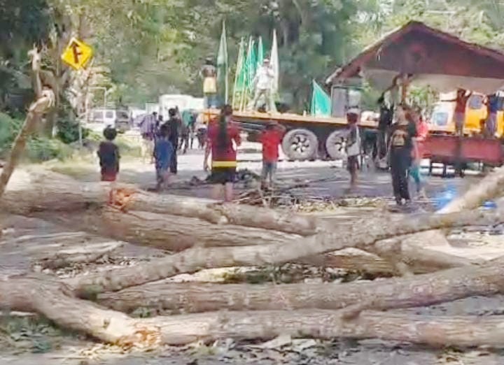 Jalan Trans Sulawesi di Blokade Sudah Dibuka Kembali, Dampak Pemekaran