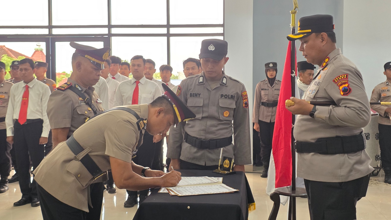 Polres Blora Gelar Sertijab Kapolsek, AKP Nur Dwi Edie Jabat Pimpinan Polsek Blora Kota
