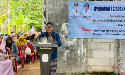 Dwi Riyanto Ungkap Filosofi Tumpeng dalam Tradisi Nyadran Triharjo