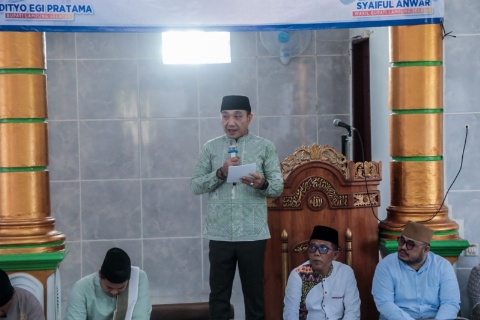 Safari Ramadlan Ketiga di Merbau Mataram, Wabup Soroti Potensi Wisata Alam dan Budaya