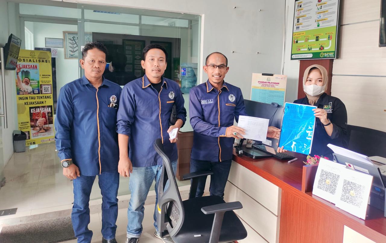 Lapor Ke Kejati Lampung,DPP Kampud:Usut Pengondisian Ratusan Proyek 2025 Oleh Plt Kadis PUTR Kota Metro