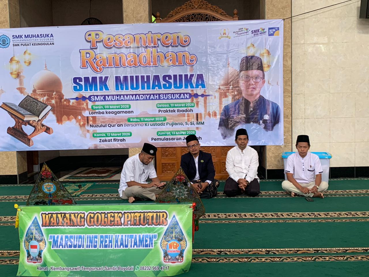 SMK Muhasuka Gelar Peringatan Nuzulul Qur’an dengan Wayang Golek Pitutur