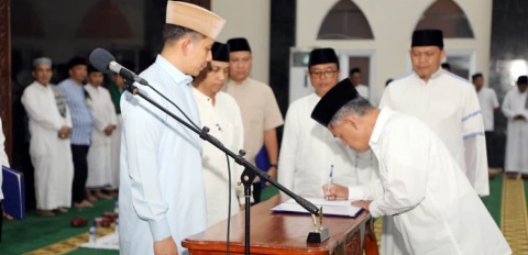 Bupati Egi Lantik Ketua Baznas Lampung Selatan