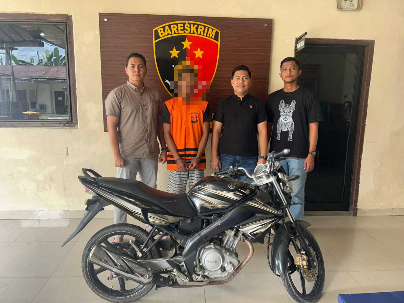 Aksi Curanmor Subuh Hari Di Natar Berakhir Ditangan Polisi