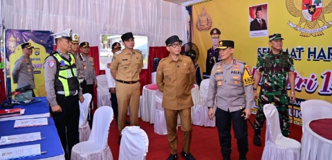 Pantau Arus Mudik, Bupati Egi Pastikan Jalur Lintas Sumatera di Lampung Selatan Aman