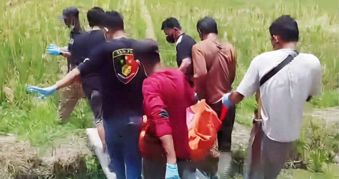 Warga Salulemo Digegerkan Penemuan Mayat di Pondok Sawah