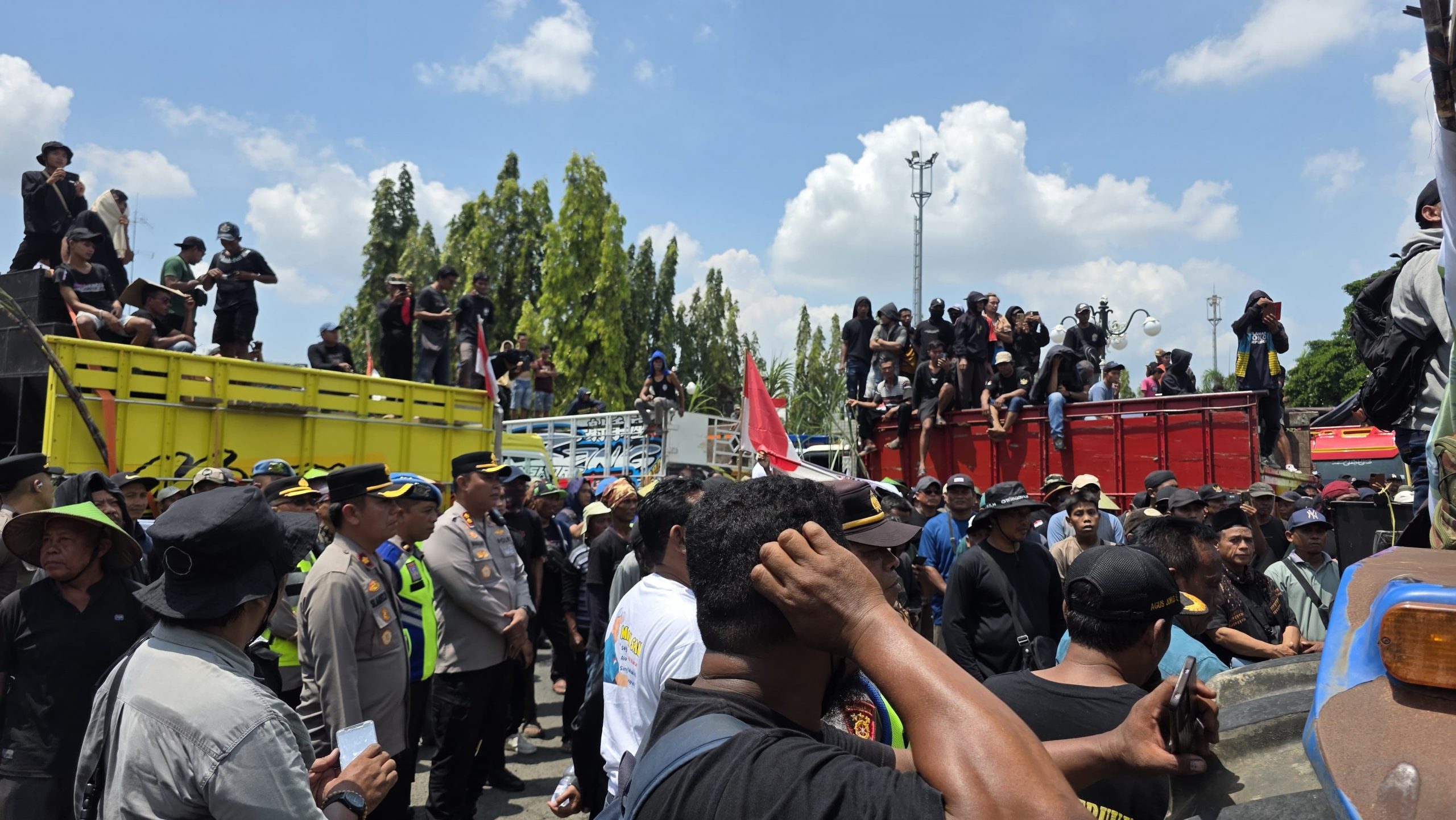 Polres Blora Kerahkan Personel Gabungan TNI-Polri Kawal Aksi APTRI