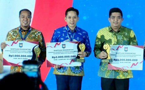 Dibawah Kepemimpinan Bupati Egi, Lamsel Raih Peringkat Kedua Nasional,Creative Financing dalam Ajang Apresiasi Pemerintah Daerah Berprestasi 2026