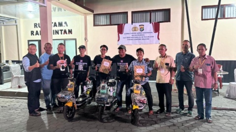 Forjusi Borong Juara! Sabet Posisi 1 dan 2 di Lomba Gaple Bhayangkara ke-80