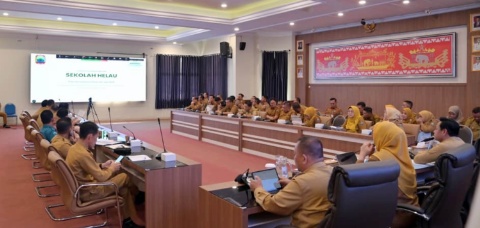 Rakor Pemkab Lamsel: Helau Jadi Instrumen Ukur Kinerja Desa