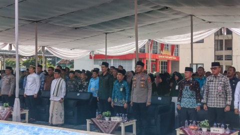 Semarak Hari Bhayangkara ke-80, DPRD Lamsel Hadiri Penutupan Musabaqah Hifdzil Qur’an