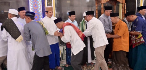 Gema Takbir dan Gotong Royong Warnai Iduladha Tingkat Kabupaten di Desa Kemukus