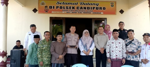 Hari Bhayangkara ke-80, Kapolsek Candipuro Tegaskan Polri Presisi Siap Mengabdi untuk Masyarakat