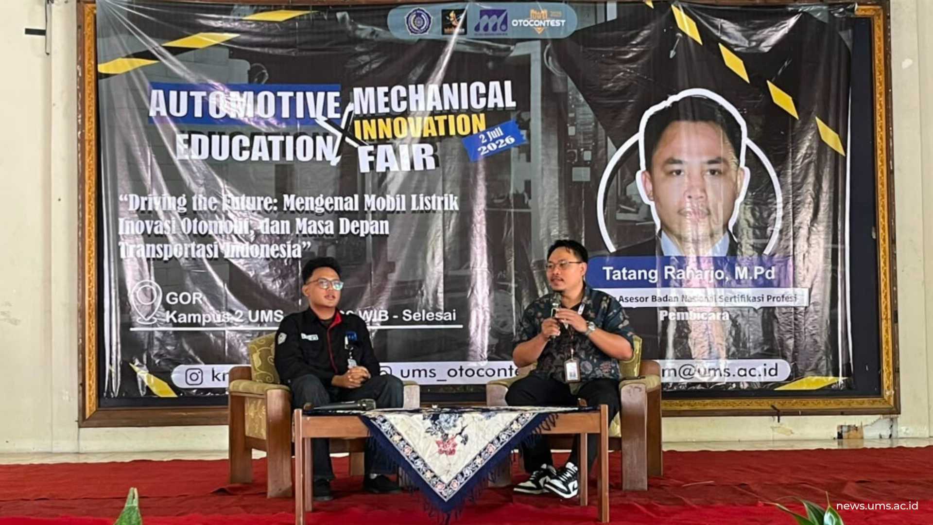 INSPIRATIF, Teknik Mesin UMS Gelar Mechanical Innovation Fair dan Automotive Education 2026
