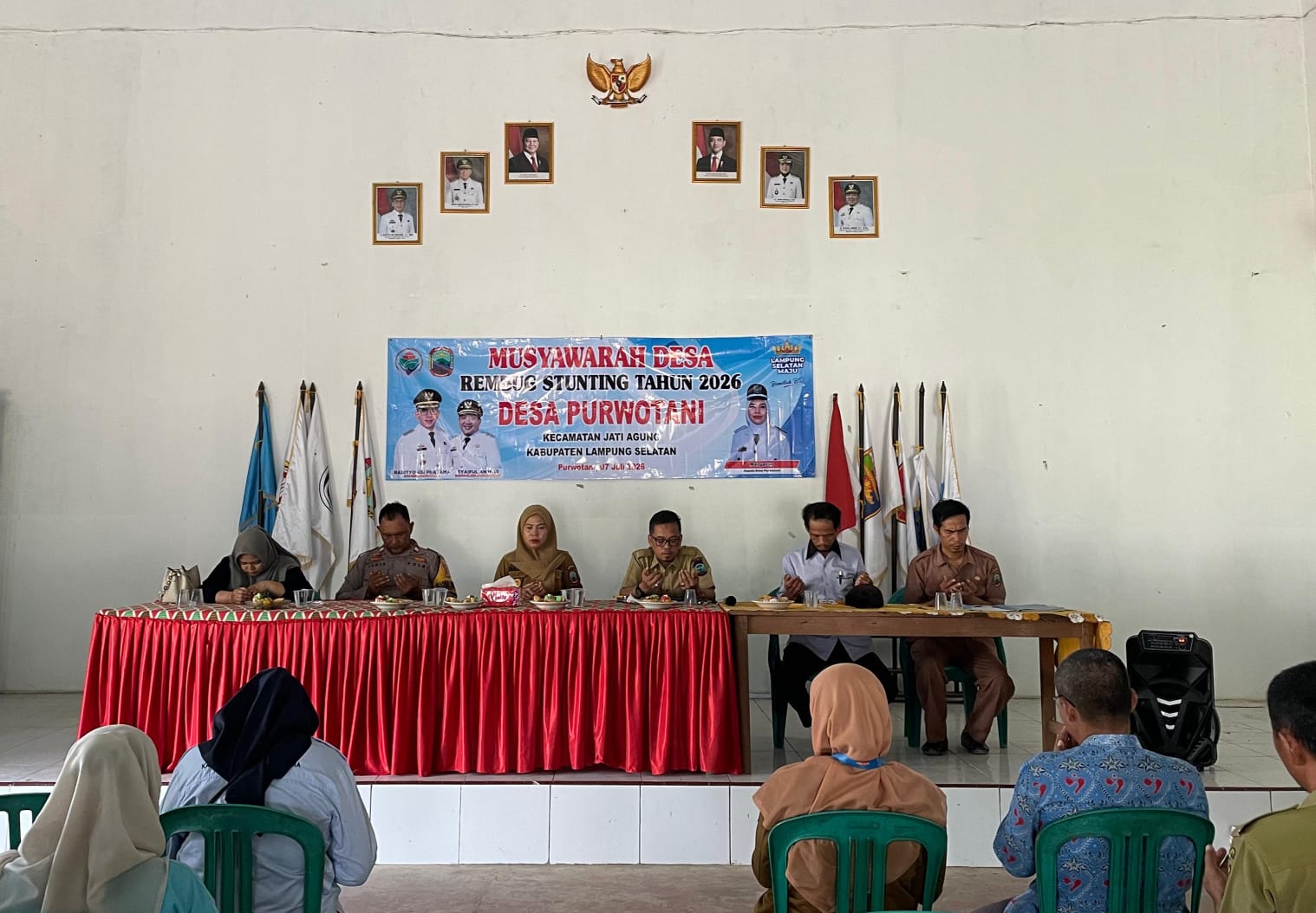 Maryatun Kades Purwotani Pimpin Musdes RKPdes TA-2027 Dan Rembuk Stunting