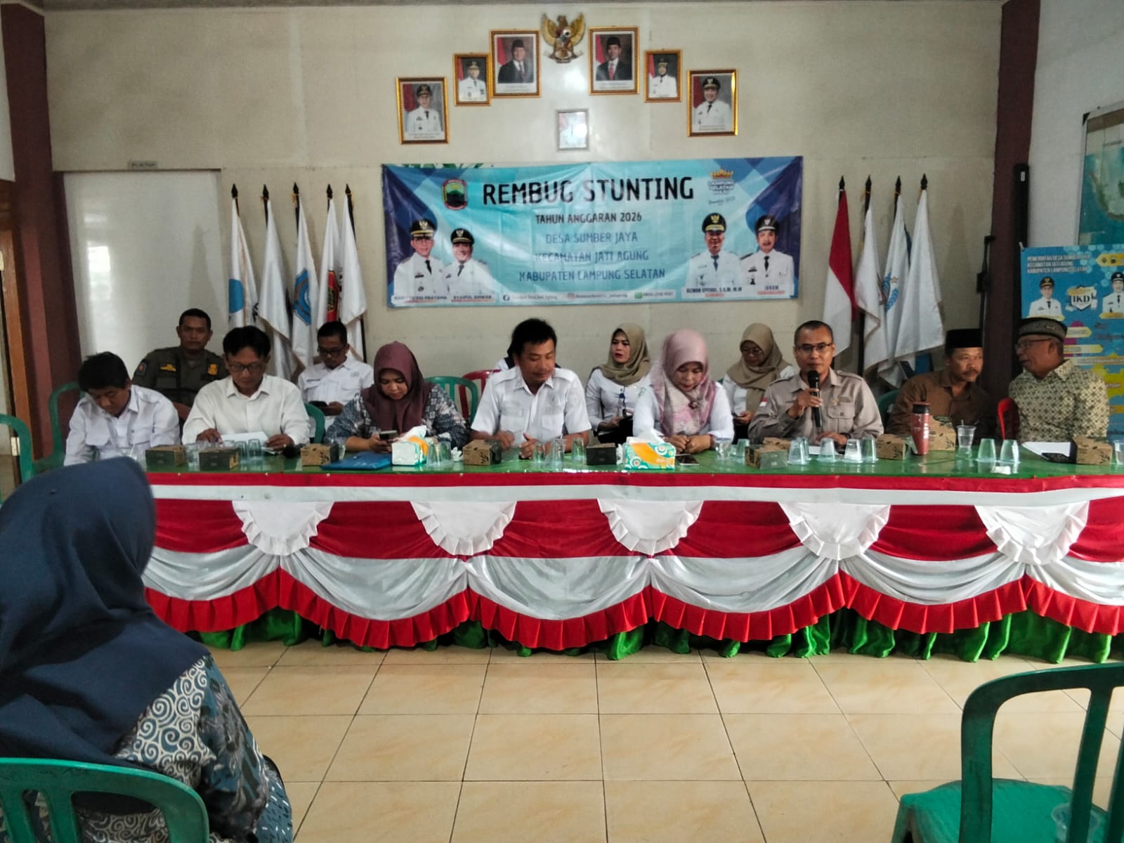 Pemerintah Desa Sumber Jaya Menggelar Rembuk Stunting Dan RKPdes TA-2027