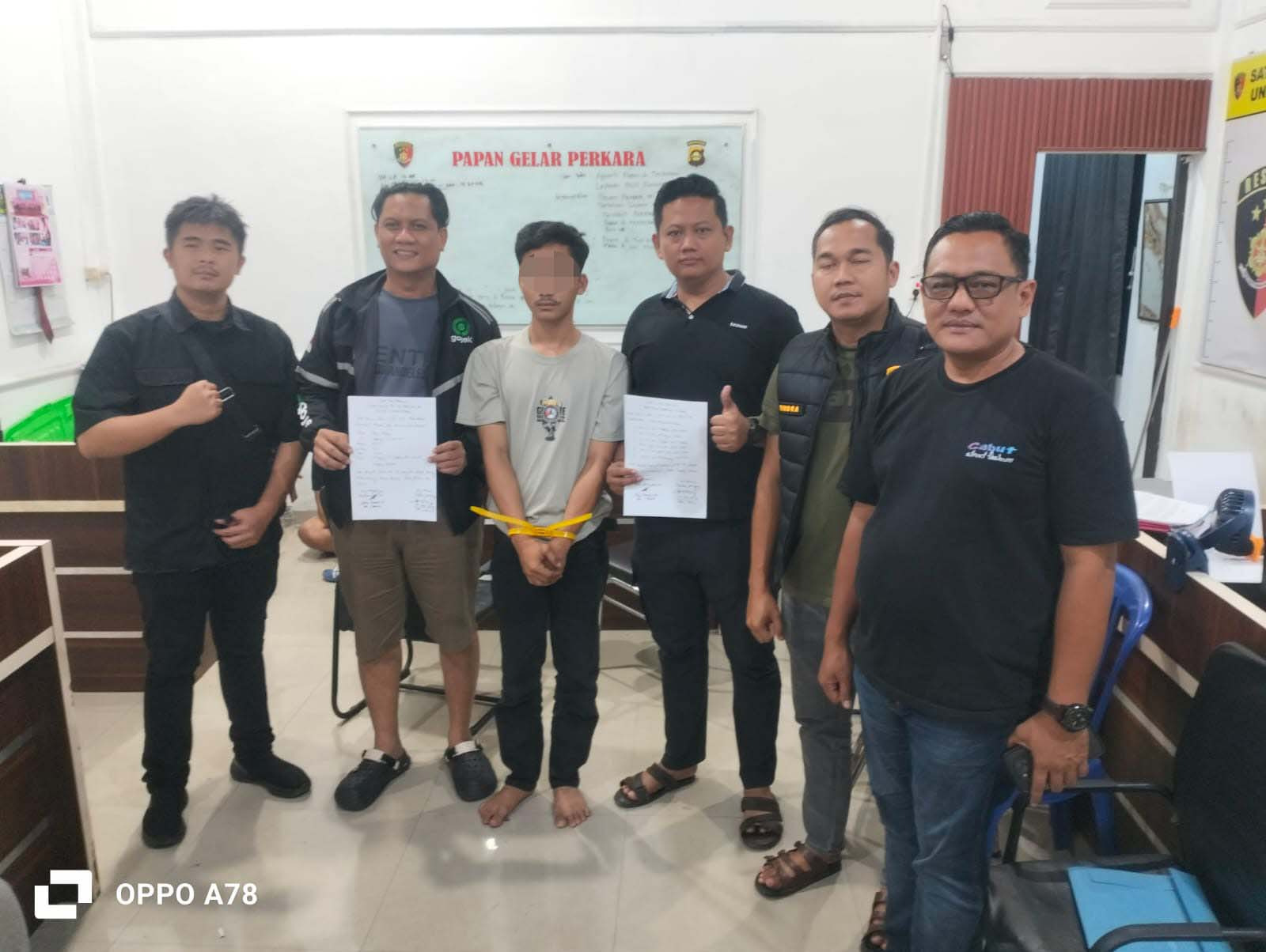 Pengejaran Tiga Hari Tak Sia Sia,Polisi Ringkus Pembacokan Membabi Buta Di Jati Agung