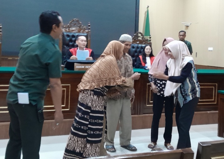 RJ Terjadi di Persidangan, Terdakwa dan Pelapor Sepakat Berdamai
