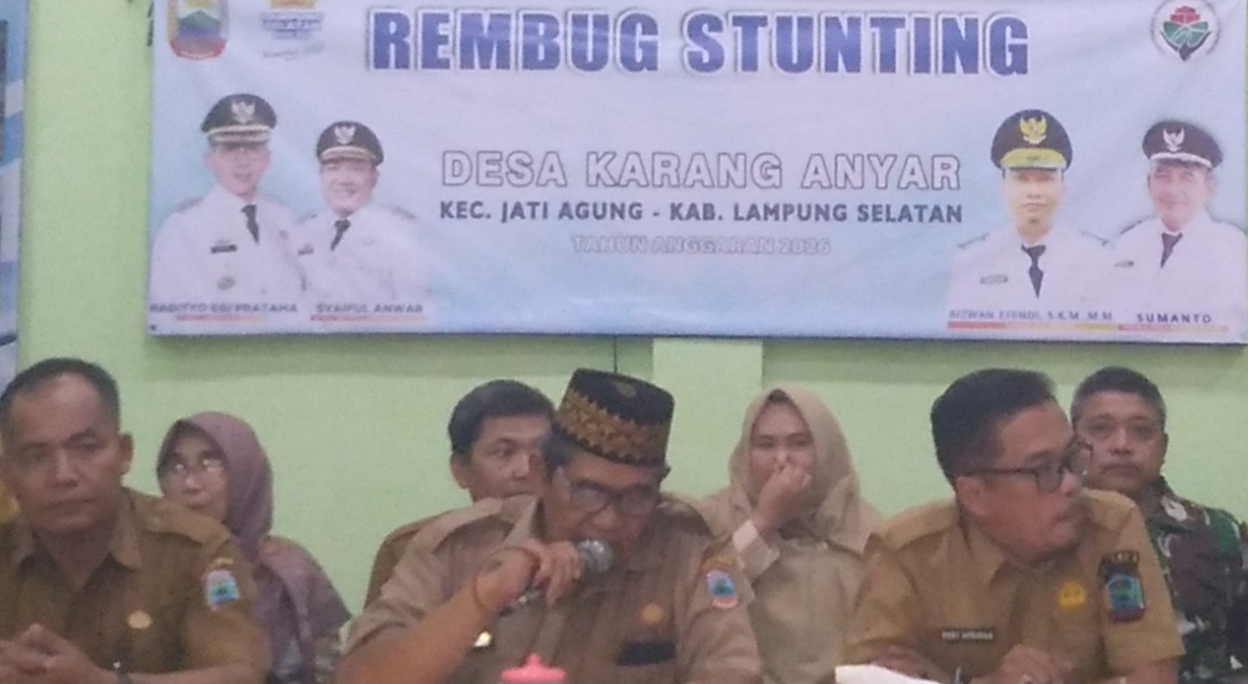 Pemerintah Desa Karang Anyar,Gelar Rebuk Stunting Dan RKPdes 2027