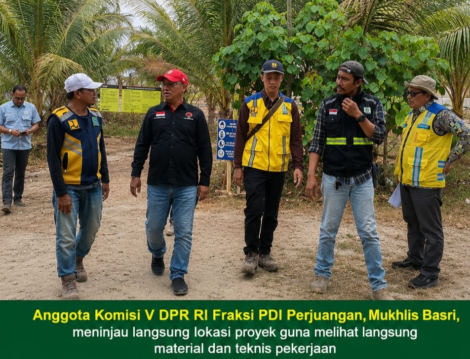 Bantah Isu Pakai Pasir Laut,DPR RI Pastikan Dari Penambang Resmi,Proyek Pengaman Pantai Mandiri Sejati Sudah Sesuai Spesifikasi