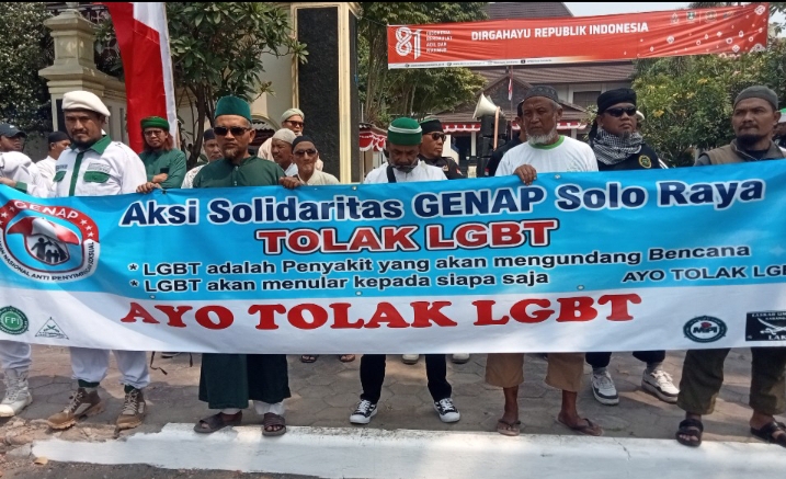Aksi Tolak LGBT, GENAP Soloraya Nglurug DPRD Solo Desak Perda Percegahan dan Penanggulangan