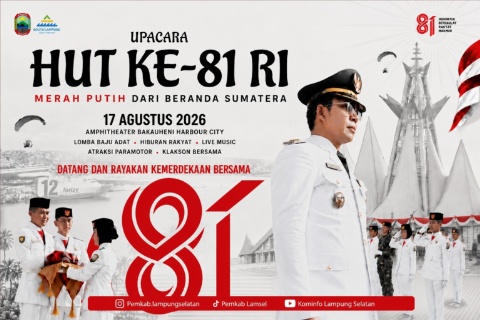 Merah Putih Berkibar dari Beranda Sumatra, 17 Agustus BHC Bakauheni Siap Diguncang Semarak Kemerdekaan