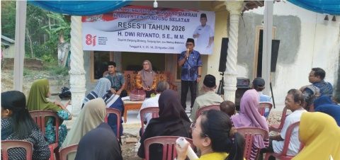 Reses di Jatibaru, Dwi Riyanto Serap Aspirasi Warga dan Perjuangkan Sumur Bor