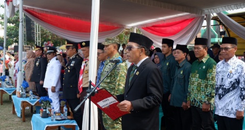 Proklamasi Menggema di Tanjung Bintang, Dwi Riyanto Kobarkan Semangat Kemerdekaan