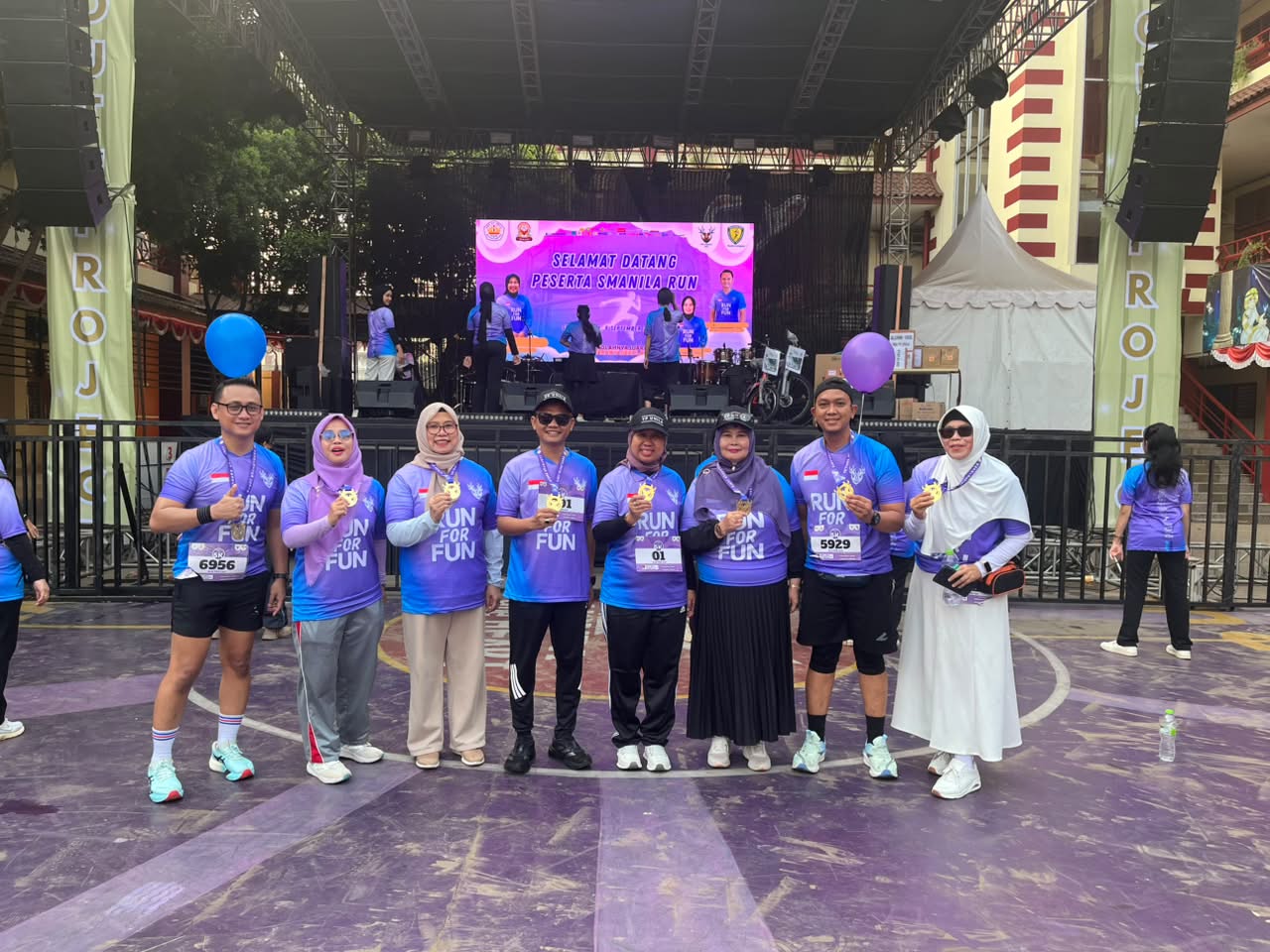 SMA YP UNILA Gelar Smanila Run,Meriahkan Youth Project IX Dengan Ribuan Peserta