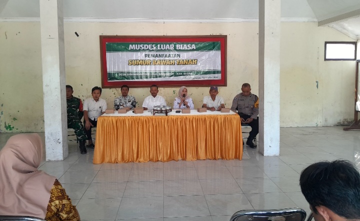 Musdes Luar Biasa Desa Sendanggayam Terkait Sumer Bor Berlangsung Alot