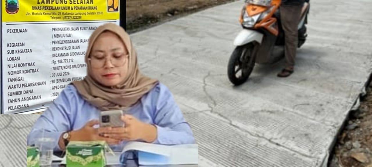 Komisi III DPRD Lamsel,Bidik Kualitas Proyek Jalan Bukit Randu
