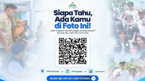 Pemkab Lamsel Buka Akses Dokumentasi Kegiatan, Tinggal Scan QR Code Bisa Unduh Gratis