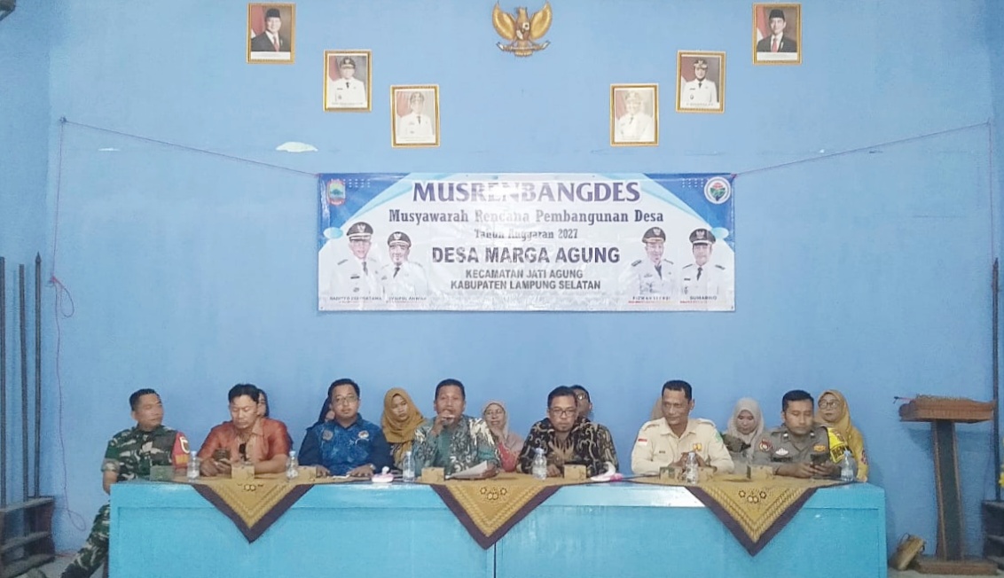 Musrenbangdes Di Desa Marga Agung Tahun 2027 Fokus Pada Infrastruktur Dan Pertanian