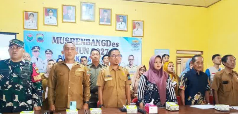 Musrenbangdes Di Desa Karang Sari,Tahun 2027 Prioritaskan Pembangunan Infrastruktur Jalan