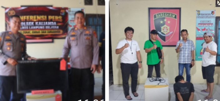 Bikin Resah Warga,Spesialis Rumah Kosong Diciduk Polisi Kalianda