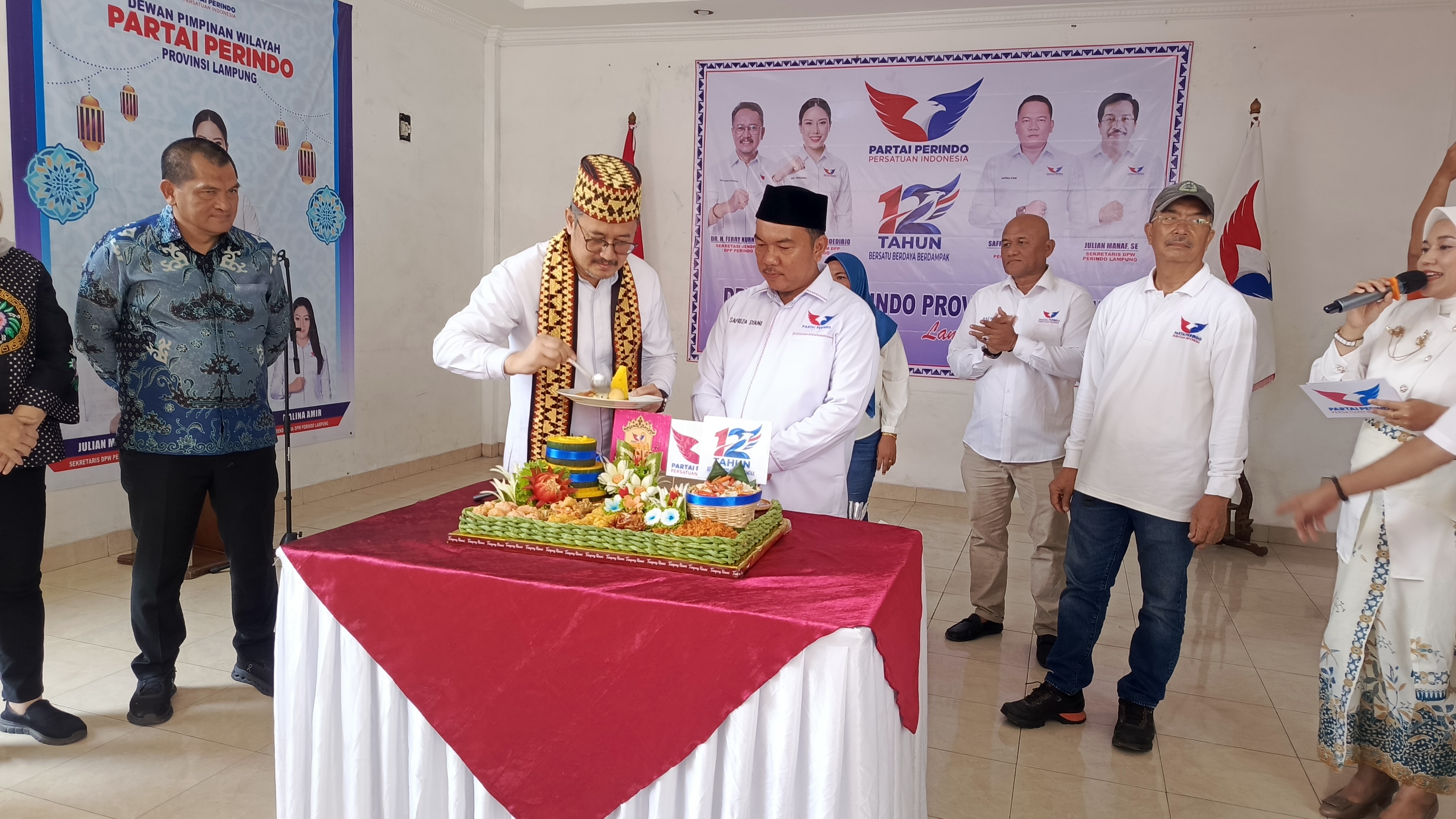 HUT Ke 12  Tahun Partai Perindo,DPW Perindo Lampung Bersatu Berdaya Berdampak Bagi Masyarakat