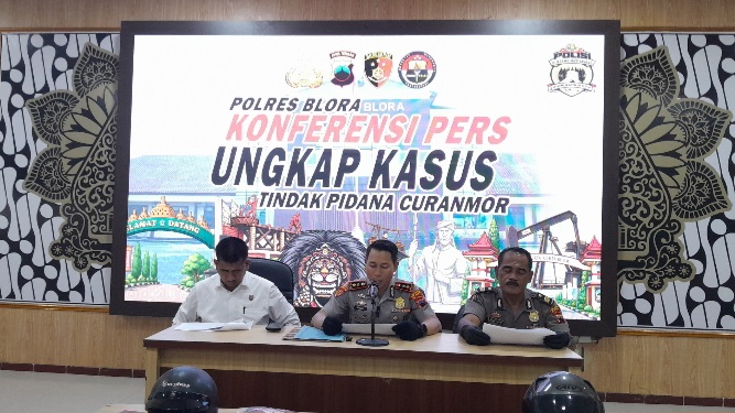 Polres Blora Ungkap Kasus Pencurian Motor di Area Parkiran PDAM, Pelaku Ditangkap dalam 1x24 Jam
