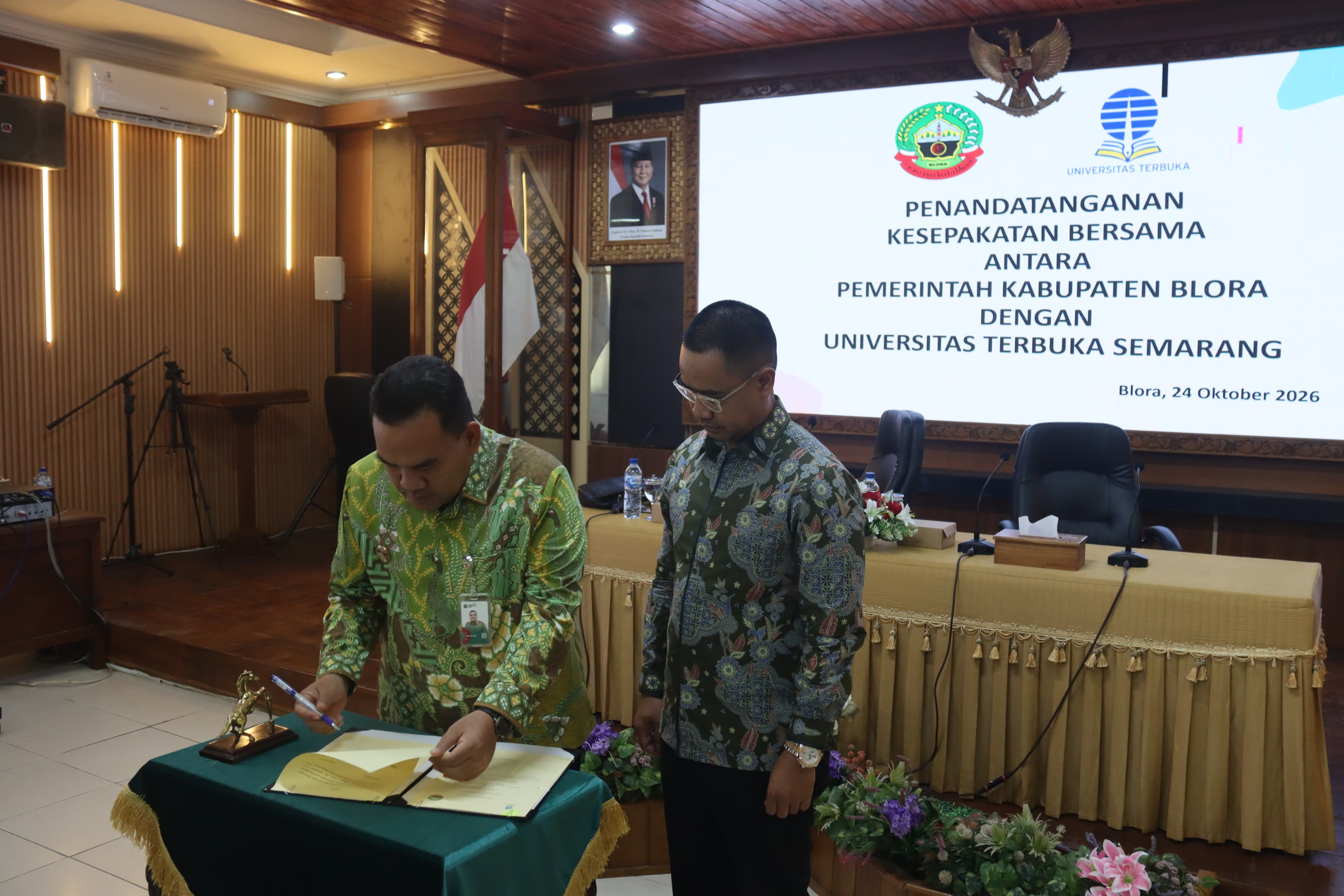 Pemkab Blora dan UT Semarang Perpanjang Kerja Sama Pendidikan Tinggi untuk Lima Tahun