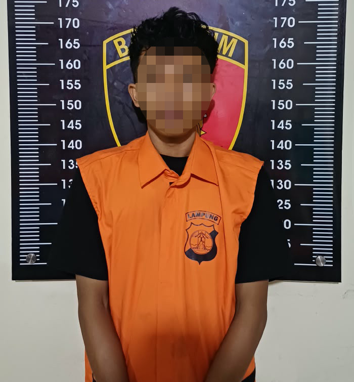 Polsek Natar Ringkus Pelaku Bawa Kabur Motor Driver Maxim