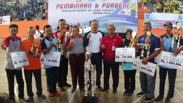 Eks Karesidenan Banyumas Juara Umum Porseni IPeKB