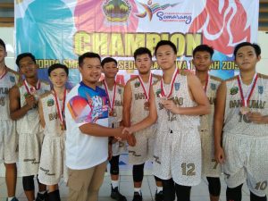 Basket Putra Popda SMP Kontingen Banyumas Harus Puas Bawa Pulang Perunggu