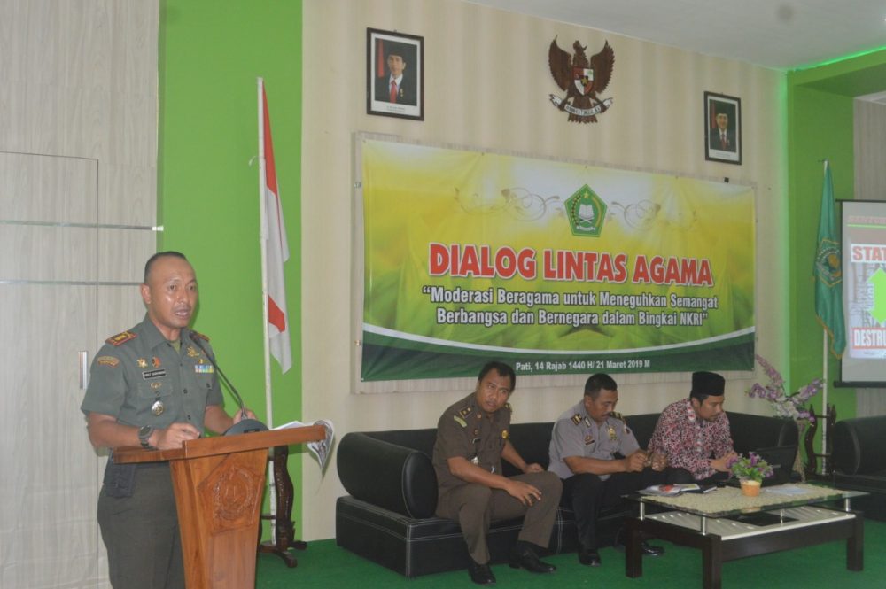 Dandim 0718Pati Hadiri Dialog Lintas Agama Kab Pati