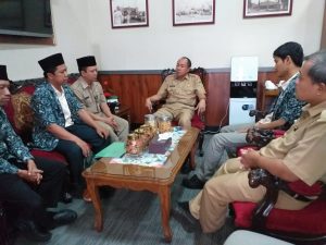 LP Ma’arif NU Banyumas Audiensi dengan Wabup Sadewo