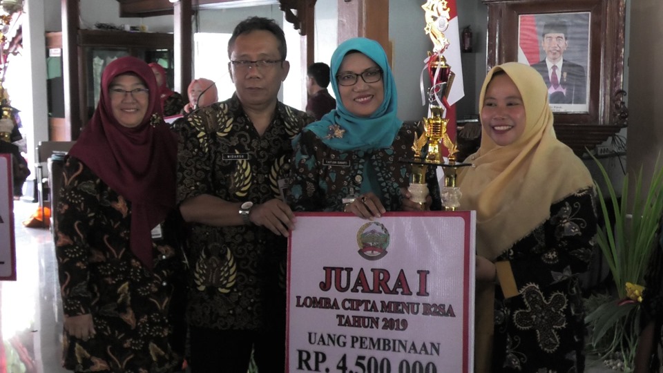 Kecamatan Rawalo Juarai Cipta Menu B2SA Tahun 2019