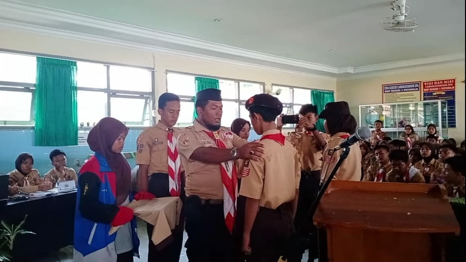 Pramuka SMPN 1 Patikraja Memiliki Pratama Baru Hasil Musyawarah