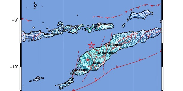 Guncangan Gempa M 5,1 Terjadi Di Timor Tengah Utara NTT